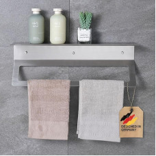 DEKAZIA® Rankšluosčių laikiklis iš nerūdijančio plieno | Rankšluosčių laikiklis Vonios kambarys | Rankšluosčių laikiklis Sieninis rankšluosčių laikiklis | Rankšluosčių bėgis | Svečių rankšluosčių laikiklis Rankšluosčių laikiklis Vonios rankšluosčių laikik