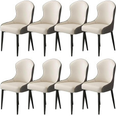 Pagrindinis puslapis Valgomasis kambarys Virtuvė S 8 modernių gyvenamųjų kambarių rinkinys iš dirbtinės odos su metalinėmis kojelėmis, skirtas valgomajam kambariui Virtuvė Gyvenamasis kambarys