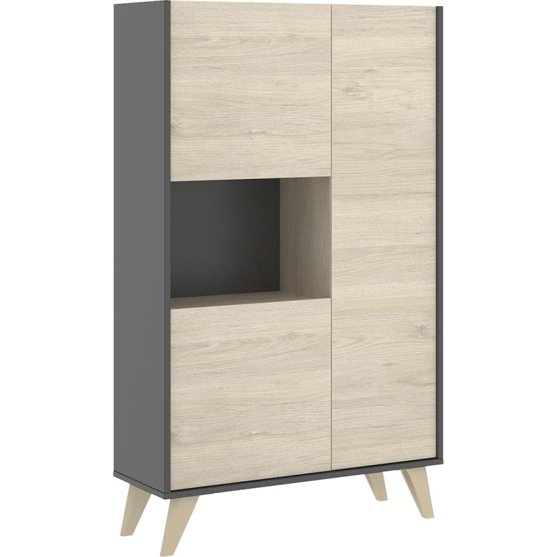 HOMEKIT šoninė spinta su 3 durimis, 81 x 135 x 43 cm