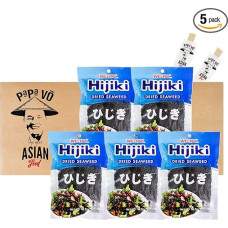 Papa Vo® Wel Pac Hijiki Dried Seaweed Pack of 5 (5 x 56.7 g)