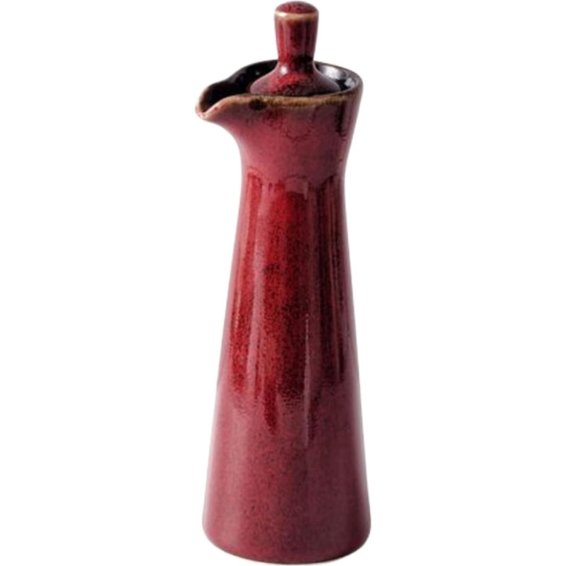 Japoniškas keraminis aliejaus dozatorius - sojų padažo indelis | 15x5cm 120ml virtuvės prieskonių indelis su sklandaus užpylimo funkcija, kompaktiško dizaino keraminis prieskonių laikiklis, skirtas sandėliukui, stalviršiui, namų restoranui