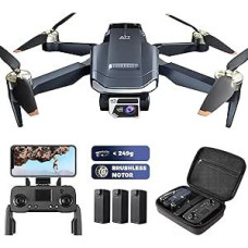 Dronas su nuolatiniu bešepetėliniu varikliu ir 84 minučių itin ilgu skrydžio laiku, dronas su 4K HD kamera pradedantiesiems, CHUBORY A77 WiFi FPV kvadrokopteris, automatinis sekimas, A77-DE-250715-3