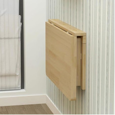 Klapptisch Platzsparender, klappbarer Wandtisch mit Klappblatt. Vielseitiger Schreibtisch und Esstisch aus Holz für Zuhause, Büro, Küche, Schlafzimmer (39,5 x 23,5 Zoll). Multifunkcionalus, ei