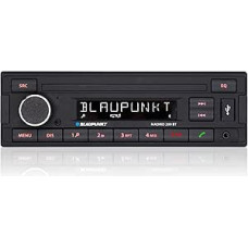 Blaupunkt Madrid 200 BT | Bluetooth, RDS Tuner, Hands-Free, USB, Aux-In, 1-DIN, Black