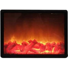 Decorative Fireplace Lanterns, Small Fake Fireplace, Flame Effect LED Fire Lamp, for Outdoor Table, Window, Patio, Battery and USB Powered, 30 x 2, 1 x 7.8 cm (30 x 21 x 7.8 cm), Default, Modern