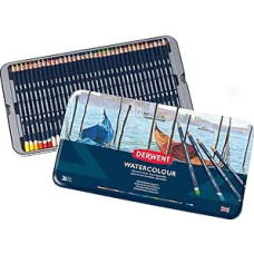 Derwent 32885 Watercolour Pencils, Set of 36, Professional Quality, Multicolour