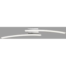 BRILONER - LED lubų šviestuvas su šilta balta šviesos spalva, 9 W, 700 liumenų, LED šviestuvas, lubų šviestuvas, svetainės šviestuvas, miegamojo šviestuvas, virtuvės šviestuvas, lubų apšvietimas, 78 x 10 x 10,7 cm, aliuminio spalvos