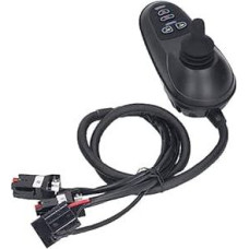 DC24V 50A elektrinis neįgaliųjų vežimėlio vairalazdės valdiklis, elektromagnetinio stabdžio jungtis, neįgaliųjų vežimėlio valdymo vairalazdė su stabdžiu, motorizuota elektrinė neįgaliųjų vežimėlio judėjimo pagalba