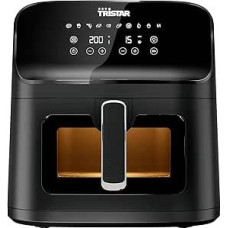Tristar Heißluftfritteuse mit Sichtfenster - 10 Kochprogramme - Antihaftbeschichtung - Überhitzungsschutz - 7,5 L - 1700 W - FR-9039
