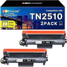 TN2510 TN2510XL TN-2510 XL suderinamas su Brother HL-L2400DWE toneriu MFC-L2800DW MFC-L2835DW MFC-L2860DW HL-L2400DW MFC-L2827DW DCP-L2620DW HL-L2445DW DCP-L2660DW DCP-L264 65DW (juodas, 2 pakuotės)