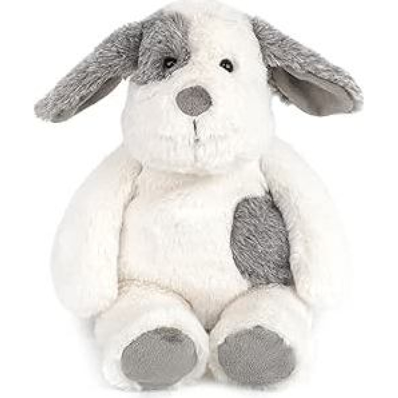 MON AMI Polkadot Floppy Puppy Dog Soft Toy 29 cm | Minkštas pliušas su kreminės ir moka spalvos kailiu | Aukščiausios kokybės dovana įvairaus amžiaus šunims | Pliušinis žaislas šunims, skirtas glaustytis, žaisti ir keliauti