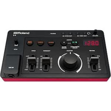 Roland AIRA Compact E-4 Voice Tweaker | Voice Editing Tool with Professional Effects | 24 Second Looper | Low-Cut Filter | 3.5 Hours Battery Life | Lightweight & Mobile