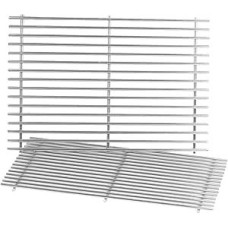 44,5 x 30 cm 7638 7639 Nerūdijančio plieno kepimo grotelės Weber Spirit 300 serijos E310, E320, E330, S310, S320, S330, SP320 dujinėms kepsninėms (su priekiniais valdymo mygtukais), atsarginės dalys