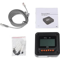 MT52 Anzeigeeinheit für Solarregler, RS485 Kommunikationsmodul kompatibel mit EPEVER Tracer Laderegler, LCD-Monitor mit Echtzeitdaten- und Parametersteuerung