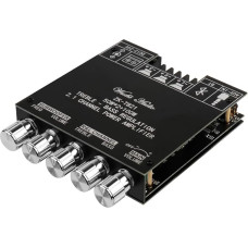 HiFi Amplifier TB21 Mini Bluetooth 5.0 Amplifier Module 2.1 Channel Stereo Audio Amplifier Board 50WX2+100W Subwoofer Digital Power Amplifier