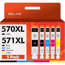 PGI-570 CLI-571 XL 570XL 571XL spausdintuvo kasetės, suderinamos su 