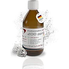 Koloidinis sidabras 200ppm 250ml (Ag9999, didelio grynumo, vaistinis sterilus vanduo)