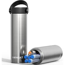 Insulino vėsinimo krepšys 3-5 rašikliai, insulino vėsinimo dėžutė 2-8 laipsnių, vaistų vėsinimo dėžutė kelionėms, insulino aušintuvas lėktuvo diabetinis krepšys su 2 ledo pakuotėmis, insulino rašiklio krepšys (sidabrinis)