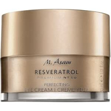 M. Asam Resveratrol Premium NT50 Perfecting Eye Cream (30 ml) - Anti-Ageing Eye Cream with Resveratrol & Hyaluronic Smooths Eye Wrinkles, Firming Eye Care