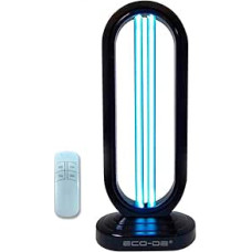 ECODE® UVC Lamp 38 W Disinfectant Lamp with Ozone | UV-C Light for Rooms up to 50 m² | Device Against Mould, Bacteria and Allergens | For Clean Air in Minutes