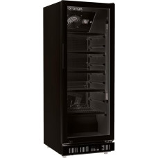 oranžinė . 230L gėrimų šaldytuvas (butelių šaldytuvas) su stiklinėmis durimis, užrakinamas Visas juodas laisvai pastatomas gėrimų šaldytuvas