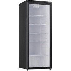 PKM stiklinių durų šaldytuvo vyno baro spintelė GKS255B 250 litrų juodos spalvos