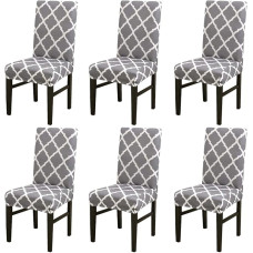 Kėdžių užvalkalų rinkinys, universalus elastingas, elastingas apsauginis užvalkalas aukštoms kėdėms, valgomojo, vestuvių banketų, vakarėlių dekoracijoms