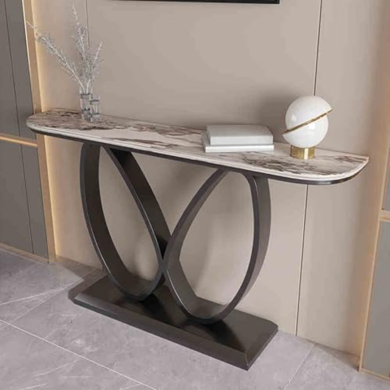 Elegantiškesnis, modernesnis konsolinis baldas, skirtas vonios kambariui ir vonios kambariui - šmaikštus, švarus metalinis metalas, elegantiškas švarus Steintisch, idealus baldas vonios kambariui ir vonios kambariui