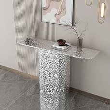 Moderner Konsolentisch für Wohnzimmer und Eingangsbereich, Langer dekorativer Flurtisch, multifunktionales Akzentmöbel (47,2 x 15,7 x 31,5 Zoll) - stilvolle Organisation und Dekoration.