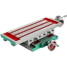 Drehmaschine, Drehmaschine, Frästisch, 17 X 6, Zoll, 2 Achsen, 4 Bewegungsrichtungen, Zum Bohren, für die DIY-CNC-Bearbeitung von Holzstein