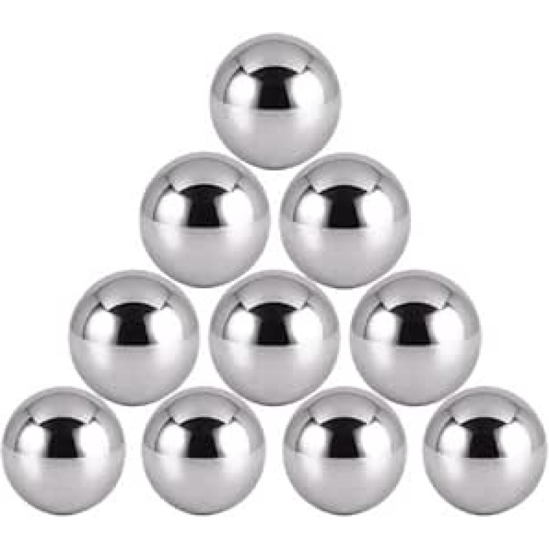 Generisch Kugellager Kugeln, Präzisionskugeln, 304 Edelstahlkugeln, Lagerkugeln, Durchmesser 9.5mm(20pcs)