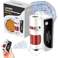 60 x 120 x x mini kišeninis mikroskopas vaikams suaugusiesiems, nešiojamasis rankinis mikroskopas su stikliukais, mini kišeninis mikroskopas vaikams, mažiesiems mokslininkams, studentams, suaugusiesiems, mokykloms, mini abstrakcijos