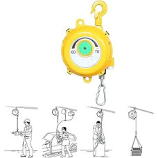 Einziehbare Hängewaage mit Federzug, Einstellbarer Federzug-Rückzieher for Werkzeuge mit mehreren Lastbereichen(60-70kg)