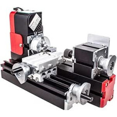 Schmuckpolierset DIY-Werkzeug Big Power Mini-Metalldrehmaschine, 20 W 20000 U/min Motor, ein Satz Miniatur-Metall-Multifunktionsmaschine