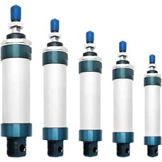 Mini-Luftdruckfeder, 1 Stück, Bohrung 16/20/25/32/40 mm, Hub 25/50/75/100/200/300 mm, 200 mm, Stroke, Bore 32 mm