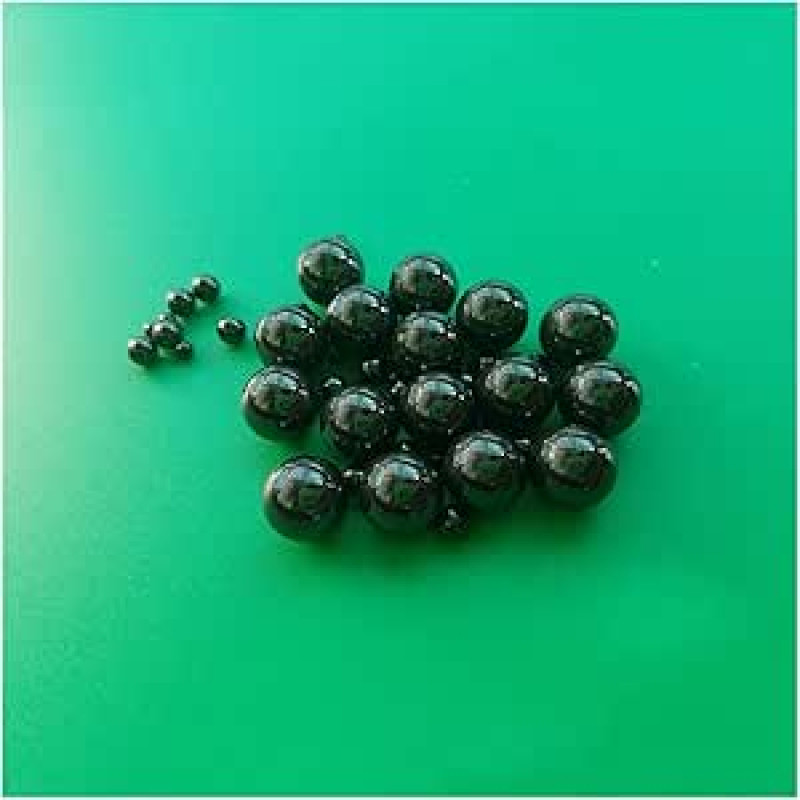 SUOFEILAIMU Preciziniai keraminiai rutuliukai SI3N4 G5 Silikoniniai rutuliukai 3,969/4,763 mm, skirti guoliams/siurbliams/linijinėms rogutėms/ventilų rutuliukams/dviračiams (vienetų skaičius: 50 vienetų, išorinis skersmuo: 4,763 mm)