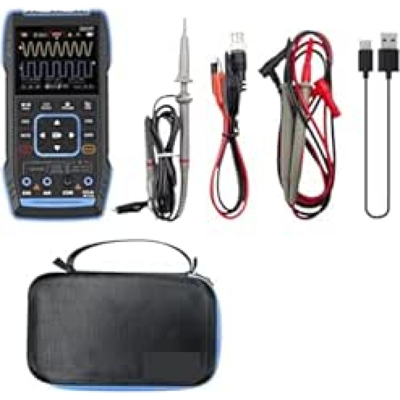 2C53T oscilografas multimetras signalų generatorius, 50 MHz dažnių juostos plotis, 250 MS sparta, dviejų kanalų (2C53T 1PCS P6100)