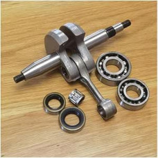 Alkūninis velenas su guoliais ir riebokšliais tinka TS400 betono pjovimo pjūklų priedams