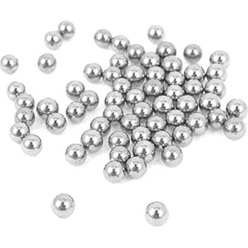 Tikslūs rutuliniai guoliai iš plieno 3,0-20 mm 1 kg (15 mm)