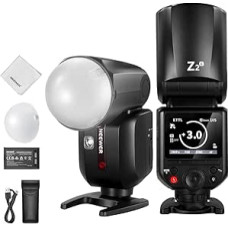 NEEWER Z2-C 2,4 GHz TTL blykstė su apvalia galvute, suderinama su 