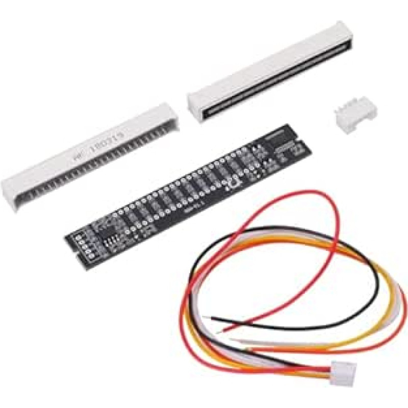 12Bit Dual Stereo garso lygio indikatorius VU matuoklis LED ekrano modulis DIY rinkinys 7-12V grandinės plokštė muzikos spektro analizės garso įrangai (dalys)