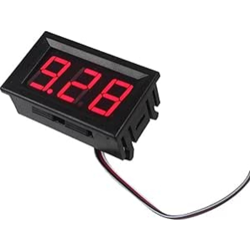 Autos Motorräder Fahrzeuge DC 4,5-30 V Rote LED Digitalanzeige Voltmeter 2 Draht Mini Spannungsmesser Volt Tester Panel DC 12-24 V