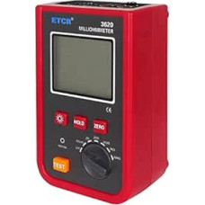 Įžeminimo varžos testeris ETCR3620 Ekvipotencialo miliohmų matuoklis DC mažos vertės varžos testeris 1mohm - 20 Kohm