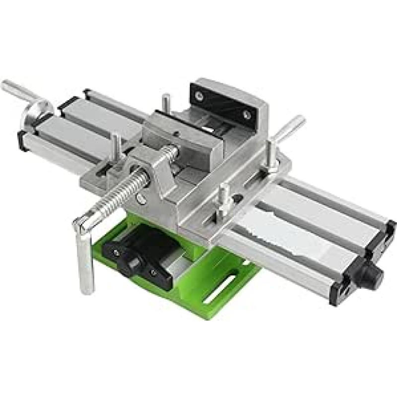 Tischbohrmaschine, MINI-Multifunktions-Präzisionseinstellungs-Werkbank + 2,5-Zoll-Flachzangen-Schraubstock, Max. 68 Mm Fräsmaschine, Tischbohrmaschine