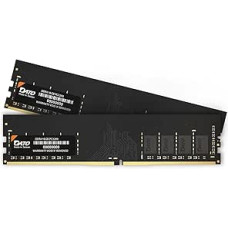 DATO 32GB (16GB x 2) RAM, DDR4 3200MHz PC4-25600 CL22 1.2V 288-Pin Non-ECC Unbuffered DImm, staliniams kompiuteriams skirtas atminties modulis