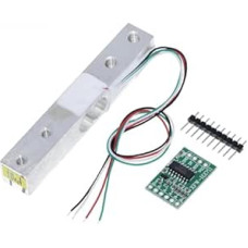 Aluminiumlegierung Wägezelle Elektronische Waage Drucksensor 1kg 5kg 10kg 20kg HX711 Ad Tech for Küchenwaage, Schmuckwaage Zuverlässige Daten(10KG AND HX711)