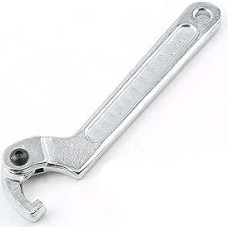 Hook Wrench 1 Pcs 32-76mm C Wrench Adjustable Square Head Wrench for Bicycle Motorcycle Repair
