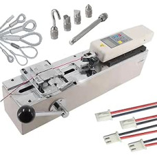 HPH rankinis horizontalus skaitmeninis stūmimo-traukimo matuoklis, 500N skaitmeninis kraftmessgerät Zugkraftmessgerät, 150 mm effektiver Federweg, Kabelbaum-Zugkraft-Prüfgerät von HPH(500N)