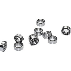 Guoliai Miniatiūriniai guoliai 10 pakuočių įvairių dydžių 63-148RS Chromuoto plieno guminiai sandarikliai Greitaeigės mechaninės įrangos dalys (MR106RS 6 x 3 mm), pagerintas patvarumas (MR83RS 3x8x3mm)