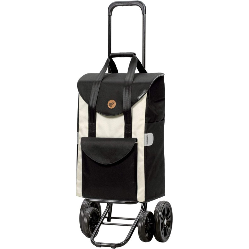 Andersen Quattro Shopper and shopping bag on wheels Senta White 49 liters